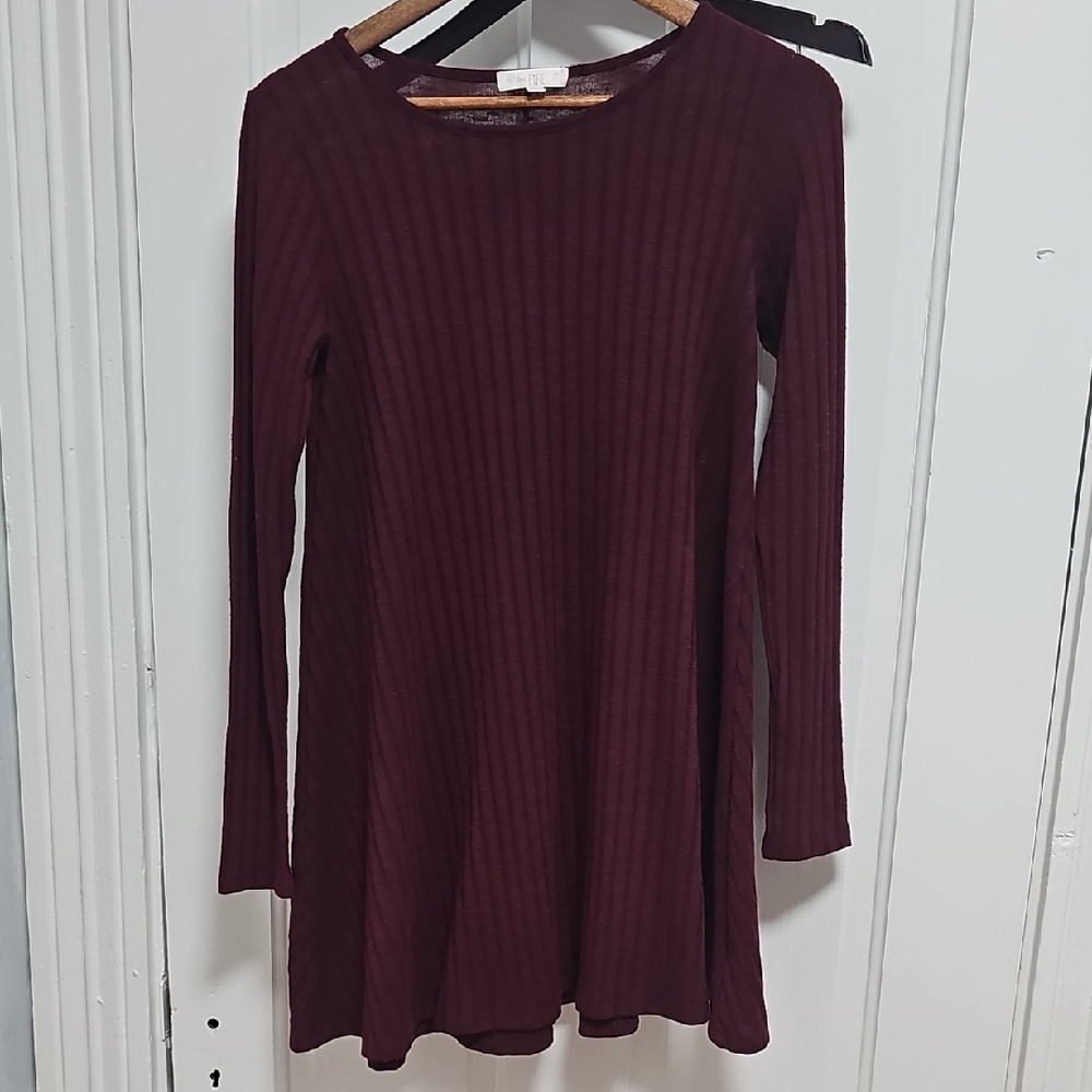 Love Fire Ribbed Dress